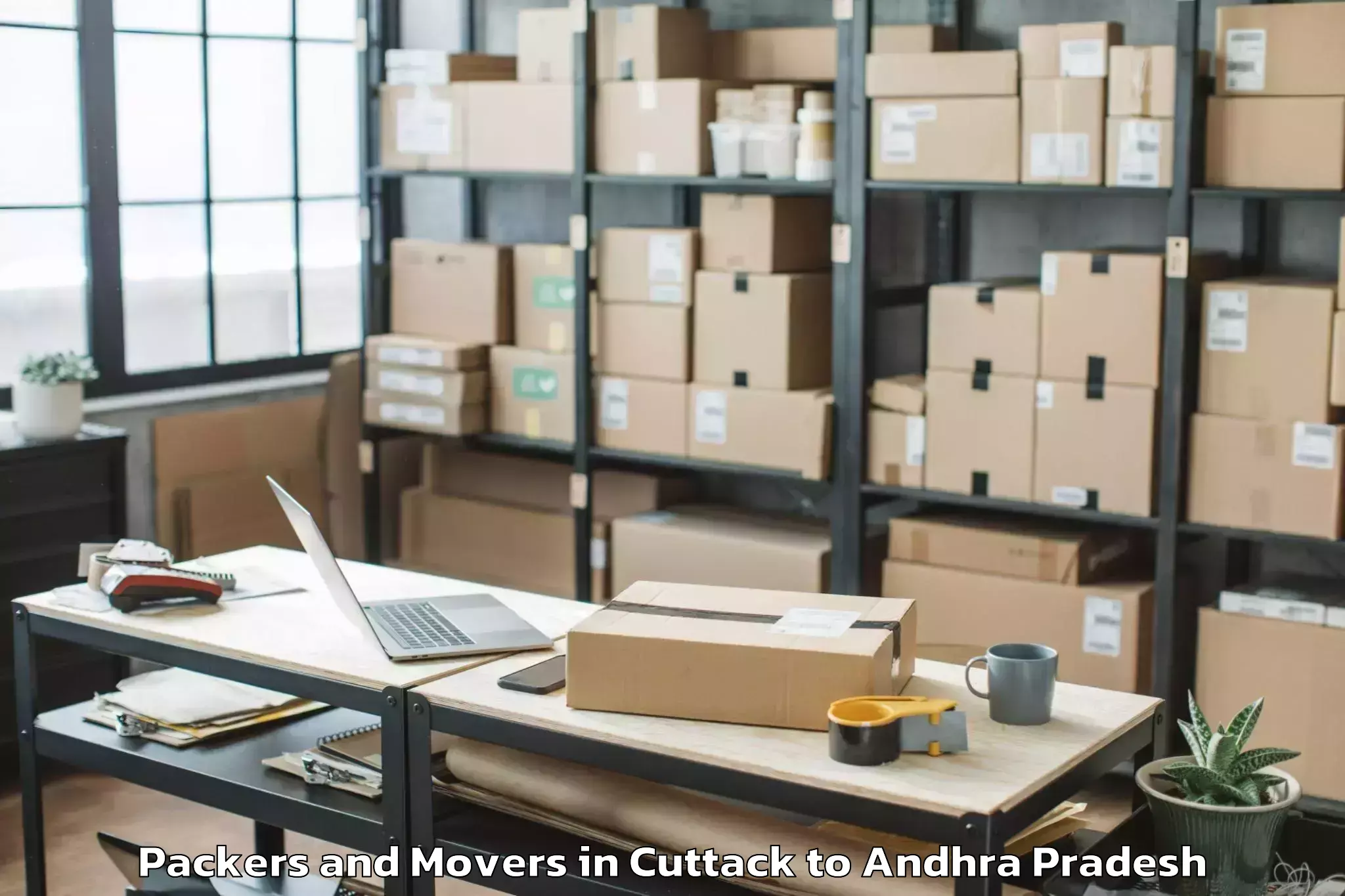 Book Cuttack to Akkarampalle Packers And Movers